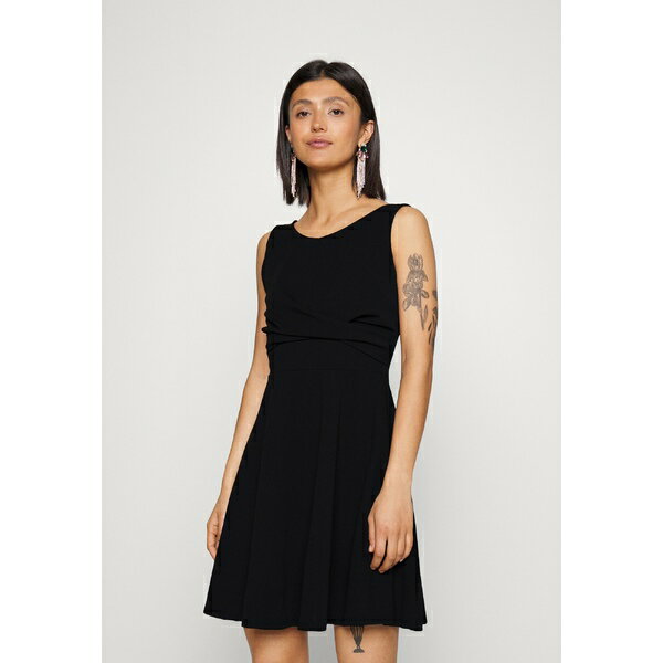 ヴァル ジー レディース ワンピース トップス JAQUELINE SKATER DRESS - Jersey dress - black