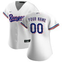 iCL fB[X jtH[ gbvX Texas Rangers Nike Women's Home Replica Custom Jersey White