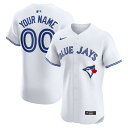 ナイキ メンズ ユニフォーム トップス Toronto Blue Jays Nike Home Elite Custom Jersey White