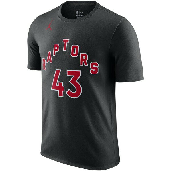 硼  T ȥåץ Pascal Siakam Toronto Raptors Jordan Brand 2022/23 Statement Edition Name &Number TShirt Black