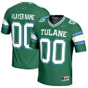 ゲームデイグレーツ メンズ ユニフォーム トップス Tulane Green Wave GameDay Greats NIL PickAPlayer Football Jersey Green