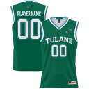 ゲームデイグレーツ メンズ ユニフォーム トップス Tulane Green Wave GameDay Greats Unisex Lightweight NIL PickAPlayer Basketball Jersey Green