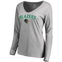 t@ieBNX fB[X TVc gbvX UAB Blazers Women's Proud Mascot Long Sleeve TShirt Ash