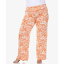 ۥ磻ȥޡ  奢ѥ ܥȥॹ Plus Size Floral Paisley Palazzo Pants Orange