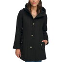 トミー ヒルフィガー レディース ジャケット＆ブルゾン アウター Women 039 s Hooded Button-Front Coat, Created for Macy 039 s Black