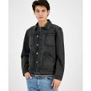 サンアンドプラスストーン メンズ ジャケット＆ブルゾン アウター Men 039 s Regular Fit Denim Trucker Jacket, Created for Macy 039 s Ghost Black Wash