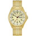 Lx Y rv ANZT[ Men's Traditional Gold-Tone Stainless Steel Expansion Bracelet Watch 40mm Gold