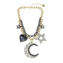 xbcBW\ fB[X lbNXE`[J[Ey_ggbv ANZT[ Faux Stone Celestial Bib Necklace Blue, Two-Tone