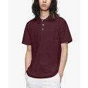 カルバン・クライン カルバンクライン メンズ シャツ トップス Men's Regular-Fit Smooth Cotton Monogram Logo Polo Shirt Tawny Port