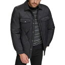 JoNC Y WPbgu] AE^[ Men's Onion Quilted Shirt Jacket Black