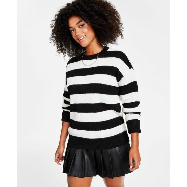 バースリー レディース ニット セーター アウター Women 039 s Striped Fuzzy Sweater, Created for Macy 039 s Stripe A