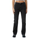 RbgI fB[X fjpc {gX Women's Slim Straight Jeans Black Pepper