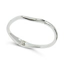 ラッキーブランド メンズ ブレスレット・バングル・アンクレット アクセサリー Silver-Tone Pavé Star-Accented Bangle Bracelet Silver