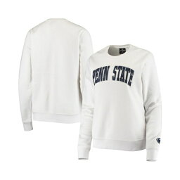 コロシアム レディース パーカー・スウェットシャツ アウター Women's White Penn State Nittany Lions Campanile Pullover Sweatshirt White