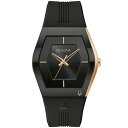 uo Y rv ANZT[ Men's Latin Grammy Black Silicone Strap Watch 40.5mm Black