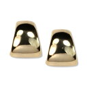 アンクライン メンズ ピアス・イヤリング アクセサリー Gold-Tone Button Post Earrings No Color