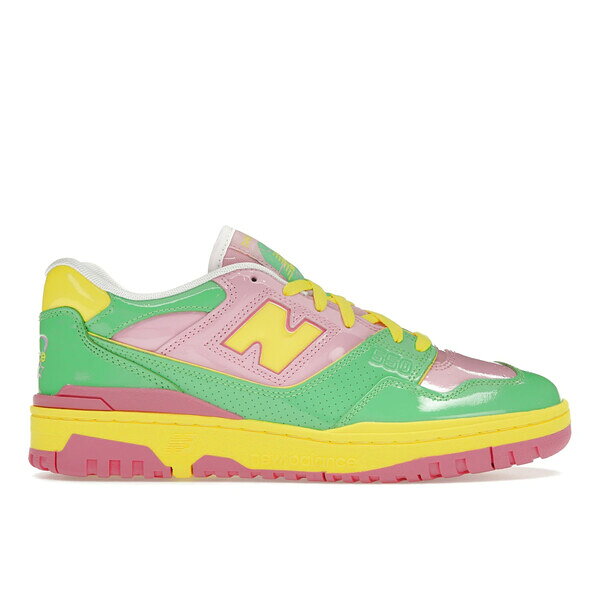 New Balance ニューバランス メンズ スニーカー 【New Balance 550 Y2K Patent Leather Pack Pink Green】 サイズ US_8(26.0cm) Pink/Green/Yellow