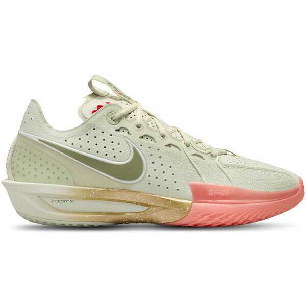 Nike ナイキ メンズ スニーカー 【Nike Air Zoom GT Cut 3 Our Holiday】 サイズ US_8(26.0cm) Sea Glass/Oil Green/Metallic Gold/University Red/Light Wild Mango/Sail
