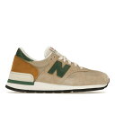 New Balance ニューバランス メンズ スニーカー 【New Balance 990v1 MiUSA Tan Green】 サイズ US_9(27.0cm) Tan/Green(4)