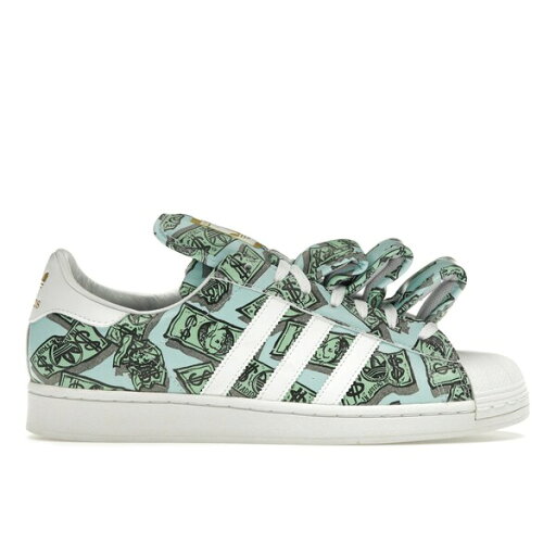 adidas アディダス メンズ スニーカー 【adidas Superstar Jeremy Scott Money】 サイズ US_M_4.5 Footwear White/Footwear White/Gold Metallic adidas アディダス メンズ スニーカー 【adidas Superstar Jeremy Scott Money】 サイズ US_M_4.5 Footwear White/Footwear White/Gold Metallic
