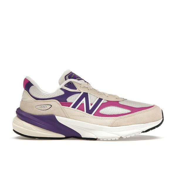 New Balance ニューバランス メンズ スニーカー 【New Balance 990v6 MiUSA Magenta Pop】 サイズ US_9(27.0cm) Limestone/Magenta