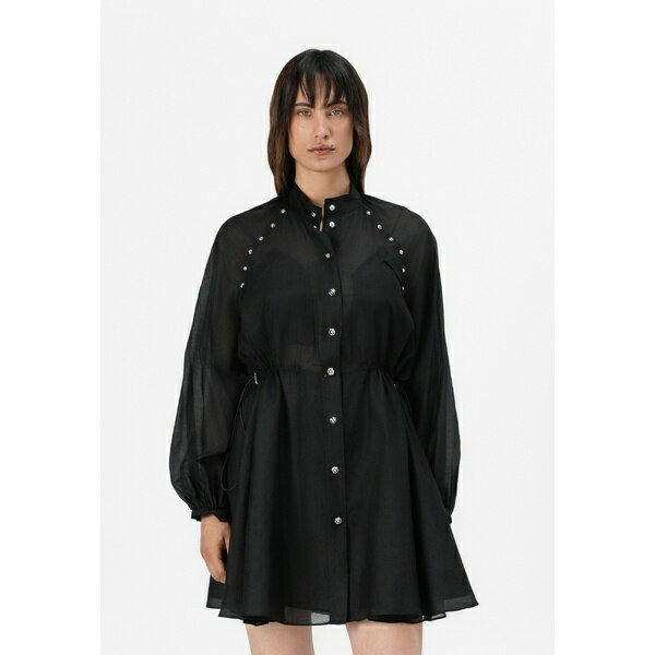 ピンコ レディース ワンピース トップス PABLO ABITO - Shirt dress - nero limousine