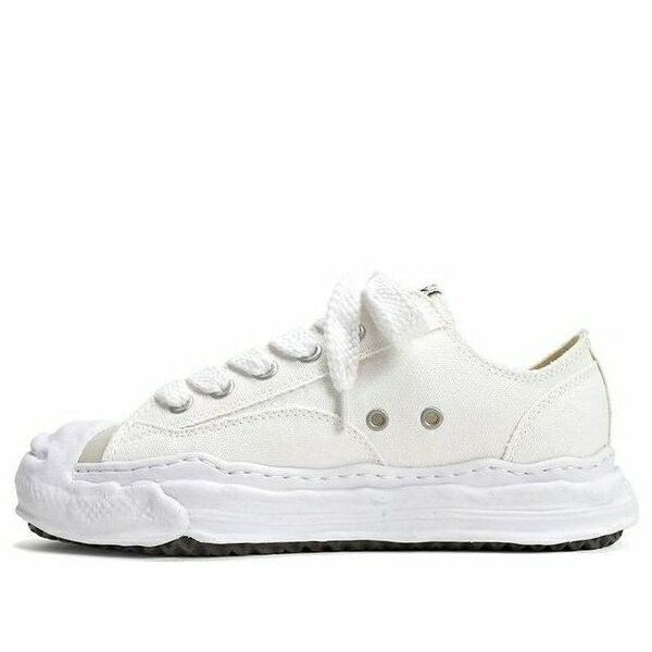Maison MIHARA YASUHIRO ミハラヤスヒロ メンズ スニーカー 【Maison MIHARA YASUHIRO HANK OG Sole Canvas Low-top Sneaker 'White' A05FW702-WHT】 サイズ US_7.5(25.5cm)