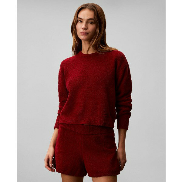 asty㤨֥Х󥯥饤 ǥ ѡåȥ  Women's Cropped Plush Lounge Sweatshirt- QS7341 Fall BerryפβǤʤ17,480ߤˤʤޤ