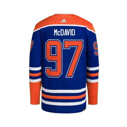 アディダス レディース Tシャツ トップス Men's Connor McDavid Royal Edmonton Oilers Home Authentic Pro Player Jersey Royal