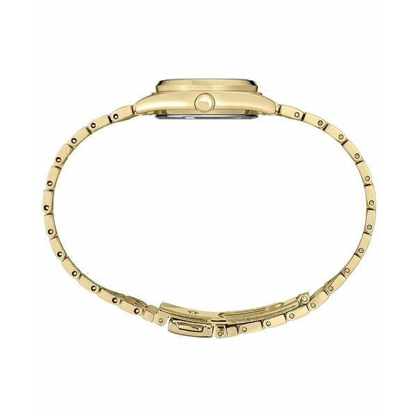 楽天astyセイコー レディース 腕時計 アクセサリー Women's Analog Essentials Gold-Tone Stainless Steel Bracelet Watch 25mm White
