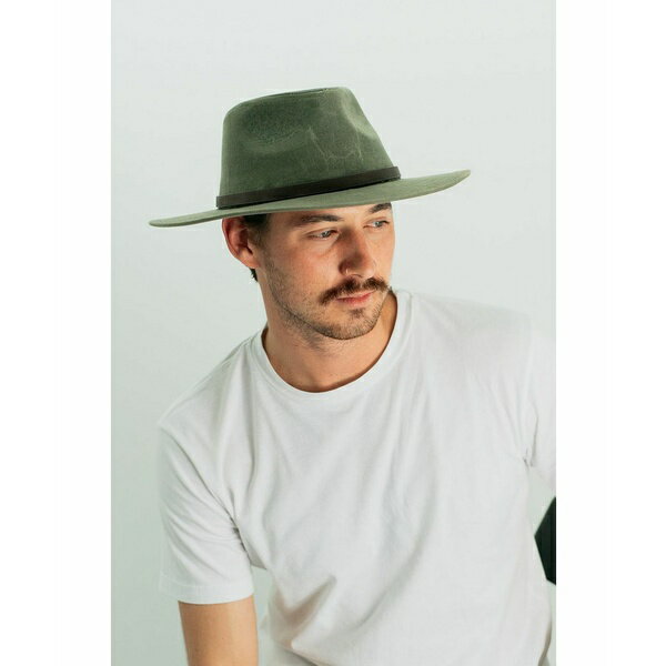 ピーターグリム ピーターグリム メンズ 帽子 アクセサリー Braxton Cotton Canvas Wide Brim Hat Olive