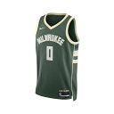 ナイキ レディース Tシャツ トップス Men's and Women's Damian Lillard Hunter Green Milwaukee Bucks Swingman Jersey - Icon Edition Hunter Green