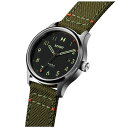 GuCGeB[ fB[X rv ANZT[ Field II Men's Green Nylon Watch 41mm Green