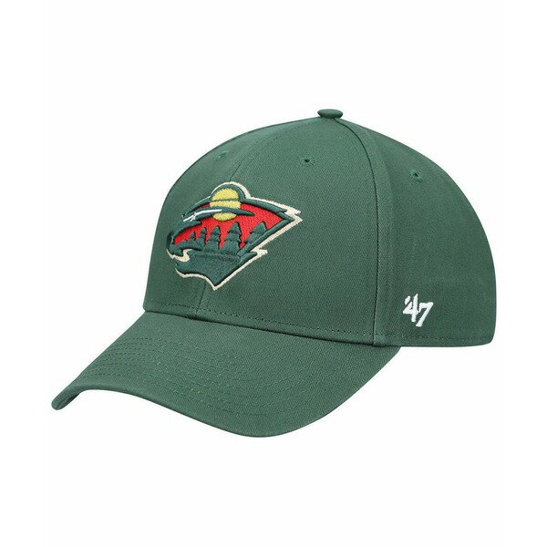 47ブランド レディース 帽子 アクセサリー Men's Green Minnesota Wild Legend MVP Adjustable Hat Green