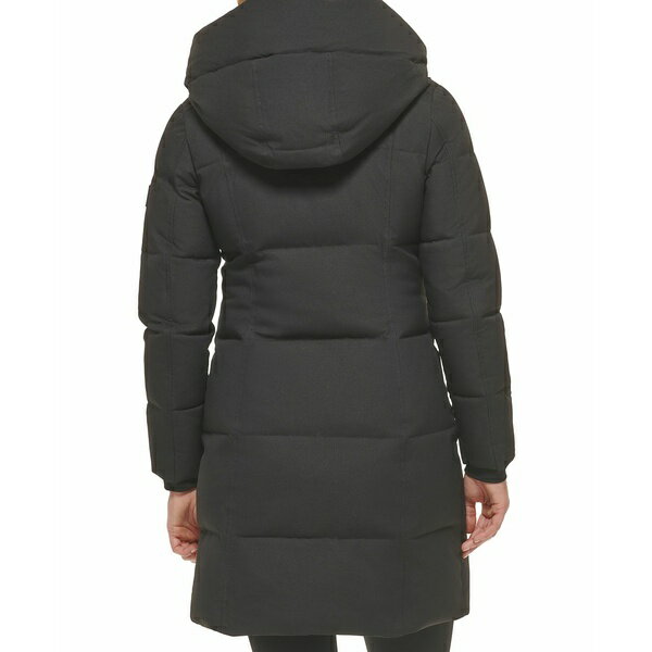 カルバンクライン レディース ジャケット＆ブルゾン アウター Women s Hooded Puffer Coat Black