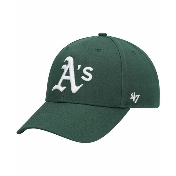 47ブランド レディース 帽子 アクセサリー Men's Green Oakland Athletics Legend MVP Adjustable Hat Green