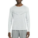 ナイキ メンズ シャツ トップス Nike Men's Dri-FIT ADV Techknit Ultra Long-Sleeve Running Shirt Smoke Grey