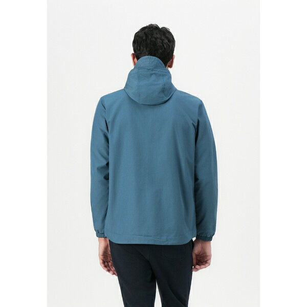 ライルアンドスコット メンズ サンダル シューズ ZIP THROUGH HOODED JACKET - Summer jacket - deep water