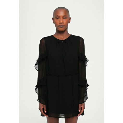 デザイナーズリミックス レディース ワンピース トップス IOLA SLEEVE DRESS - Day dress - black デザイナーズリミックス レディース ワンピース トップス IOLA SLEEVE DRESS - Day dress - black