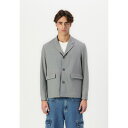 ボス メンズ サンダル シューズ CARPER FLAPS - Blazer jacket - medium grey