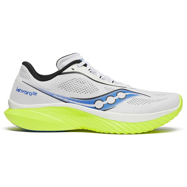Saucony サッカニー メンズ スニーカー 【Saucony Kinvara 15 White Citron】 サイズ US_M_14 White/Citron