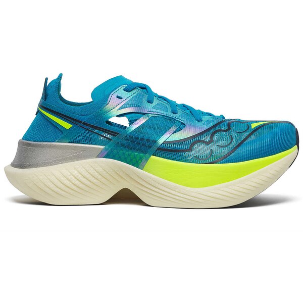 Saucony サッカニー メンズ スニーカー 【Saucony Endorphin Elite Viziblue Citron】 サイズ US_10.5(28.5cm) Viziblue/Citron