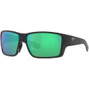 コスタデルマール メンズ サングラス・アイウェア アクセサリー Costa Del Mar Reefton Pro Sunglasses Black/Green...