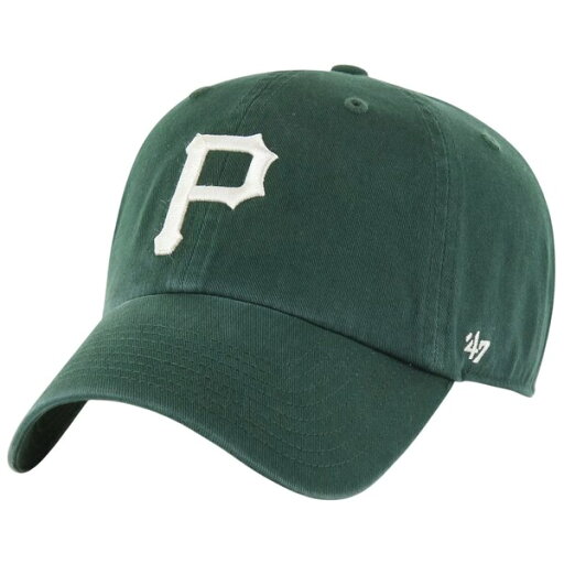 フォーティーセブン メンズ 帽子 アクセサリー '47 Adult Pittsburgh Pirates Green Logo Clean Up Adjustable Hat - フォーティーセブン メンズ 帽子 アクセサリー '47 Adult Pittsburgh Pirates Green Logo Clean Up Adjustable Hat -