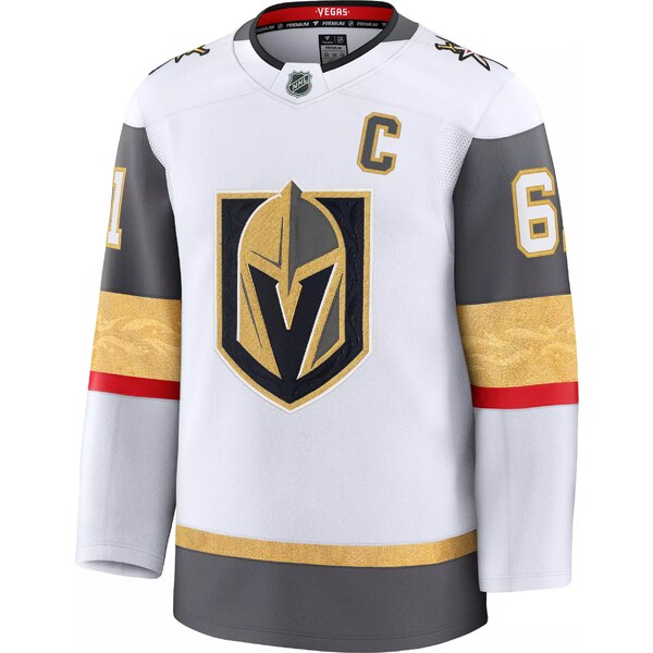 ファナティクス メンズ パーカー・スウェットシャツ アウター NHL Men's Vegas Golden Knights Mark Stone #61 2024-2025 Premium Authentic Away Jersey -