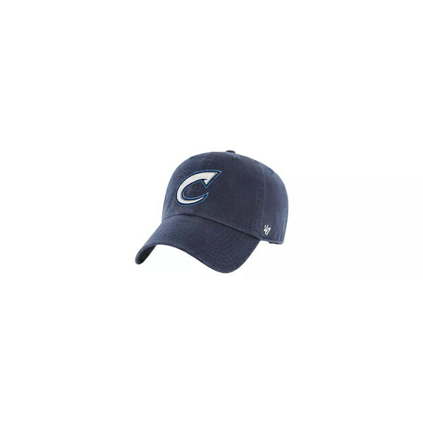 フォーティーセブン メンズ 帽子 アクセサリー '47 Adult Columbus Clippers Navy Clean Up Adjustable Hat Navy
