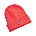 アンダーアーマー メンズ 帽子 アクセサリー Under Armour Men's Halftime Cuff Beanie Racer Red/Cardina...