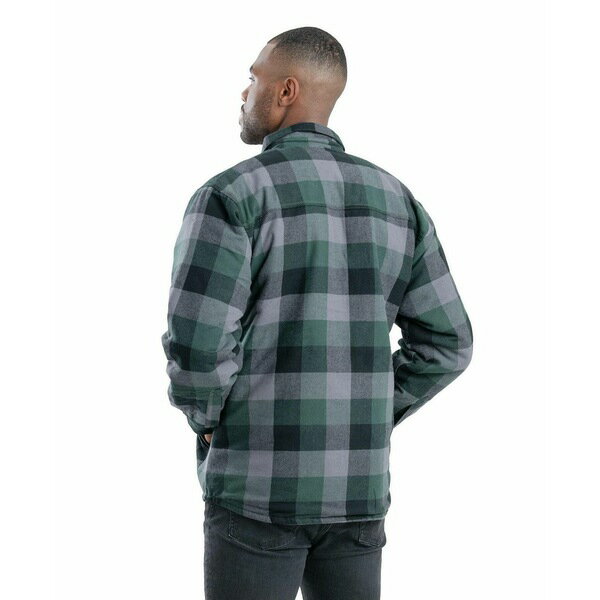 o[ Y Vc gbvX Men's Heartland Flannel Shirt Jacket Plaid green e
