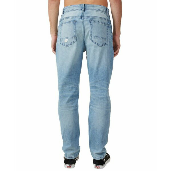 コットンオン メンズ デニムパンツ ボトムス Men 039 s Slim Straight Jeans Cali Blue Ripped