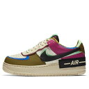 Nike ナイキ レディース スニーカー CreamWhiteBrown 【(WMNS) Nike Air Force 1 Shadow SE 'Cactus ...
